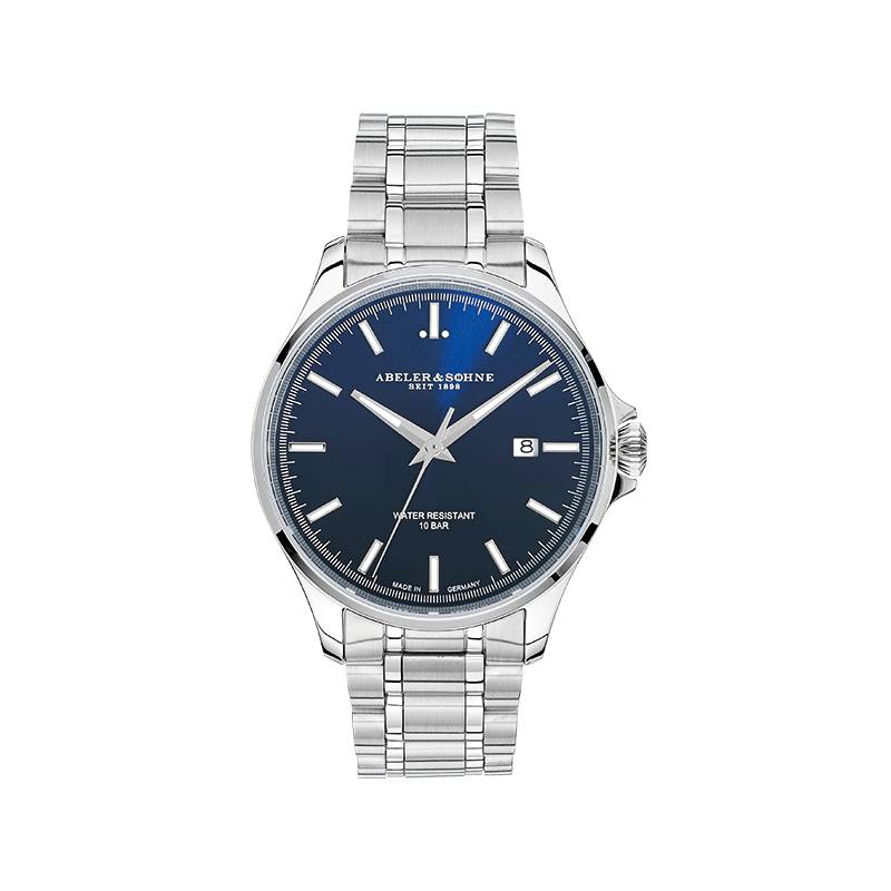 Abeler & Söhne Herrenarmbanduhr AS2065 Edelstahl