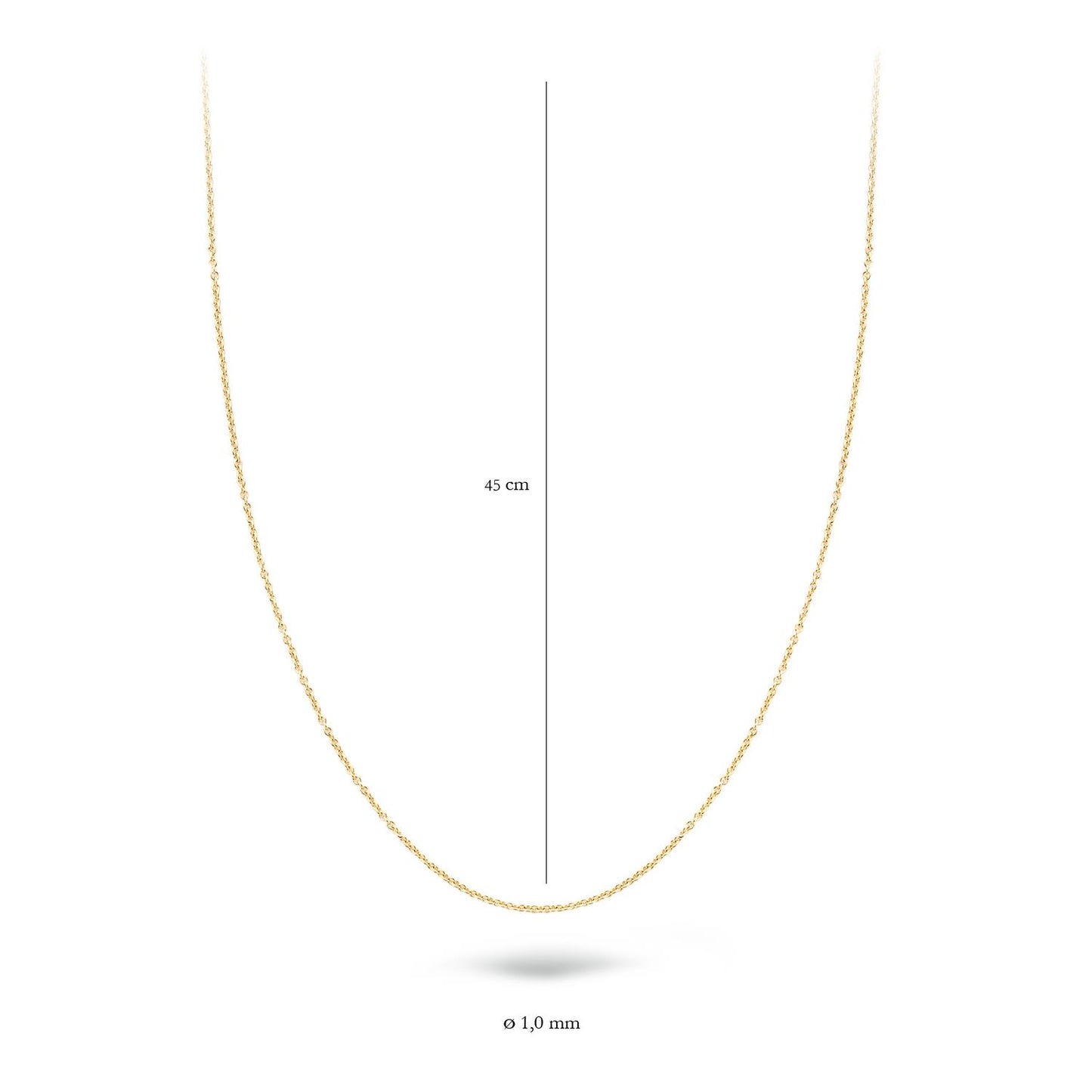 Blush Halsschmuck 3046YGO/42 585 Gold