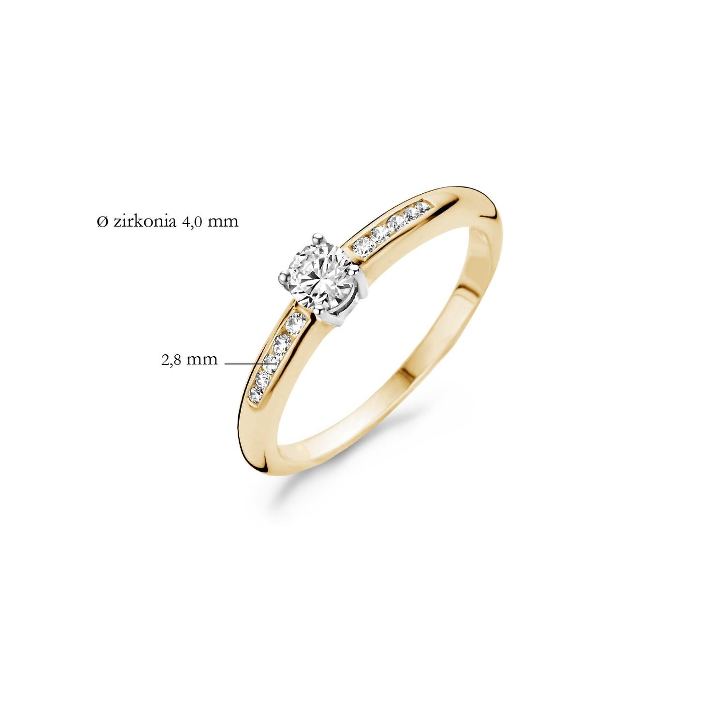 Blush Ring 1155BZI/54 585 Gold