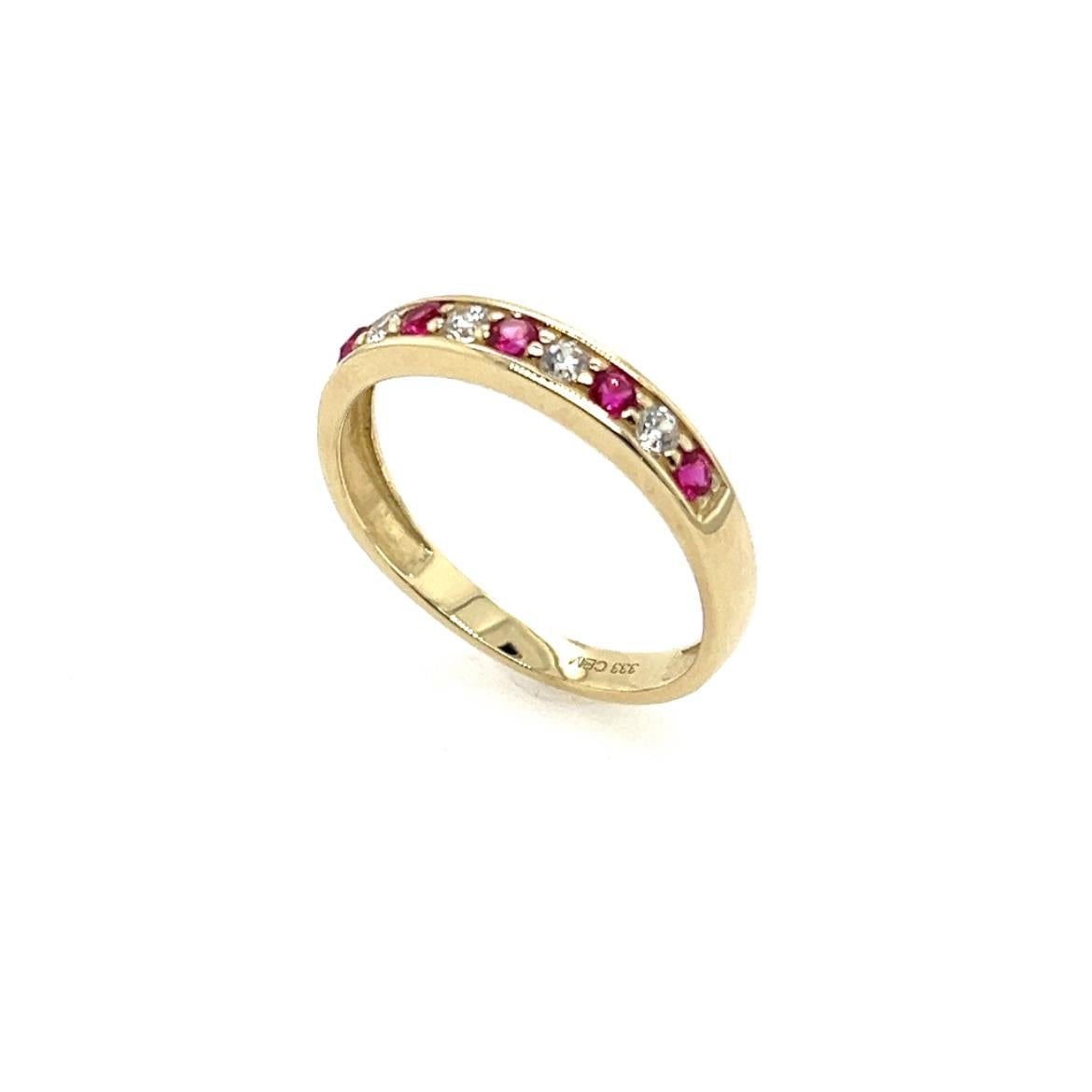 CEM Damenring Mehrsteiner G3-01405R 333 Gold