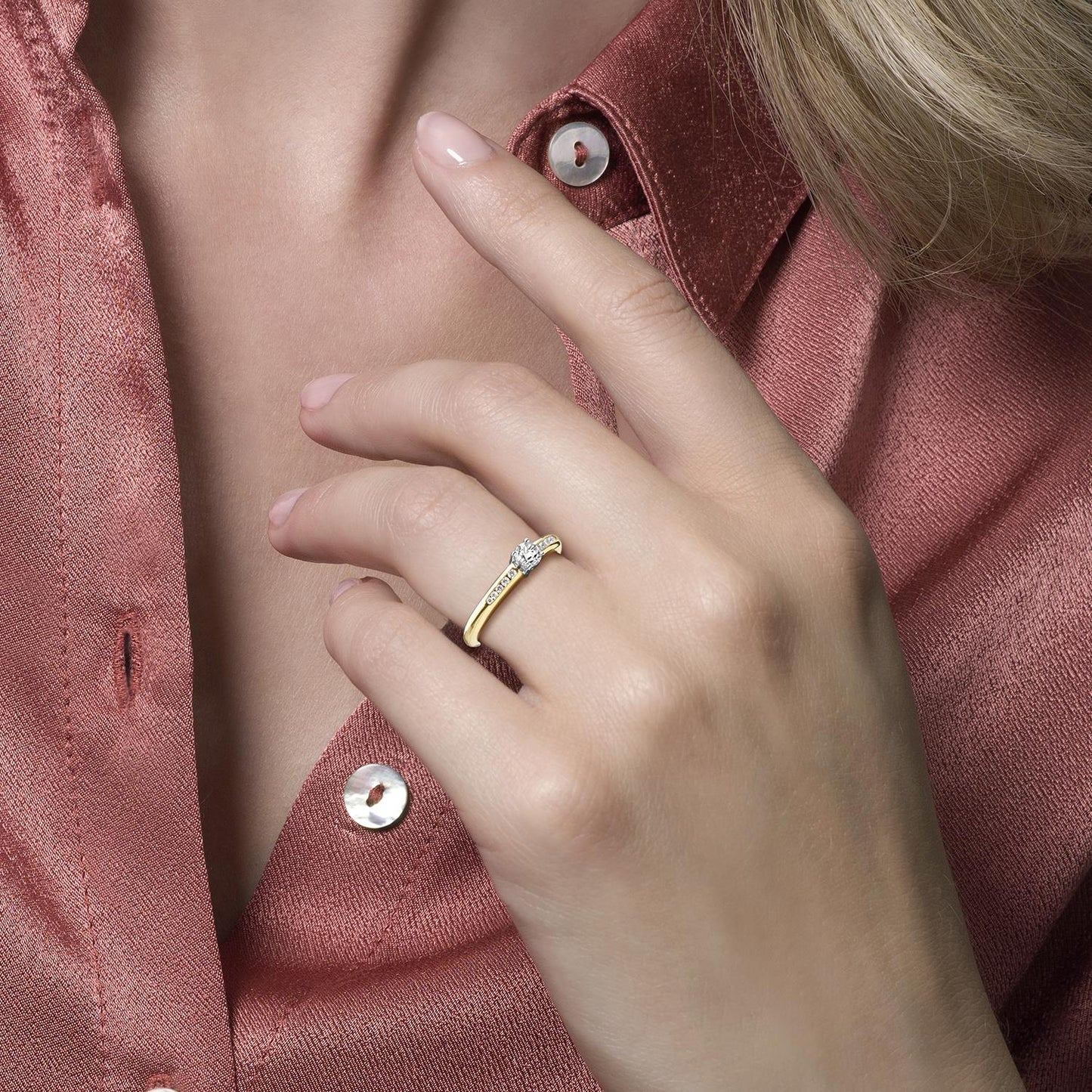 Blush Ring 1155BZI/54 585 Gold
