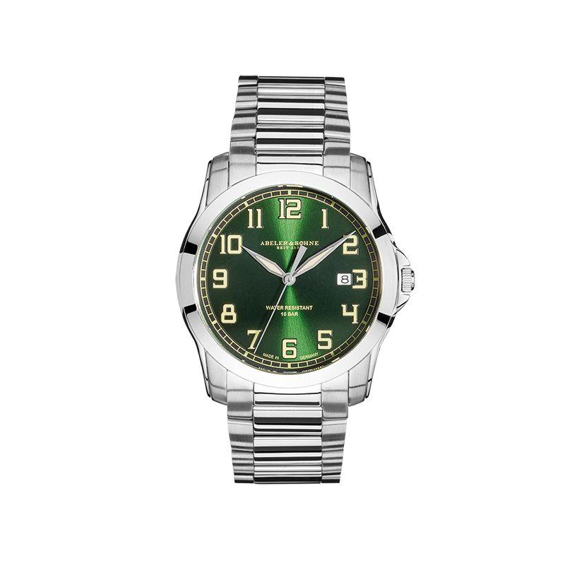 Abeler & Söhne Herrenarmbanduhr AS2045 Edelstahl