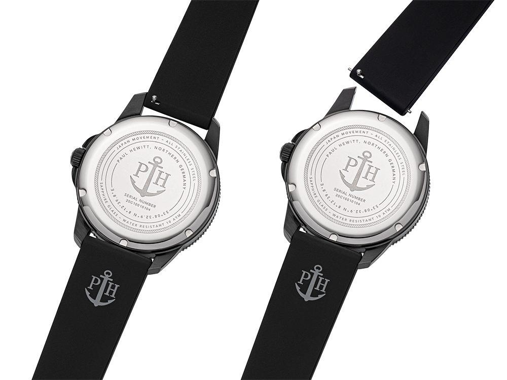 Paul Hewitt Uhr Set PH002832-M Edelstahl
