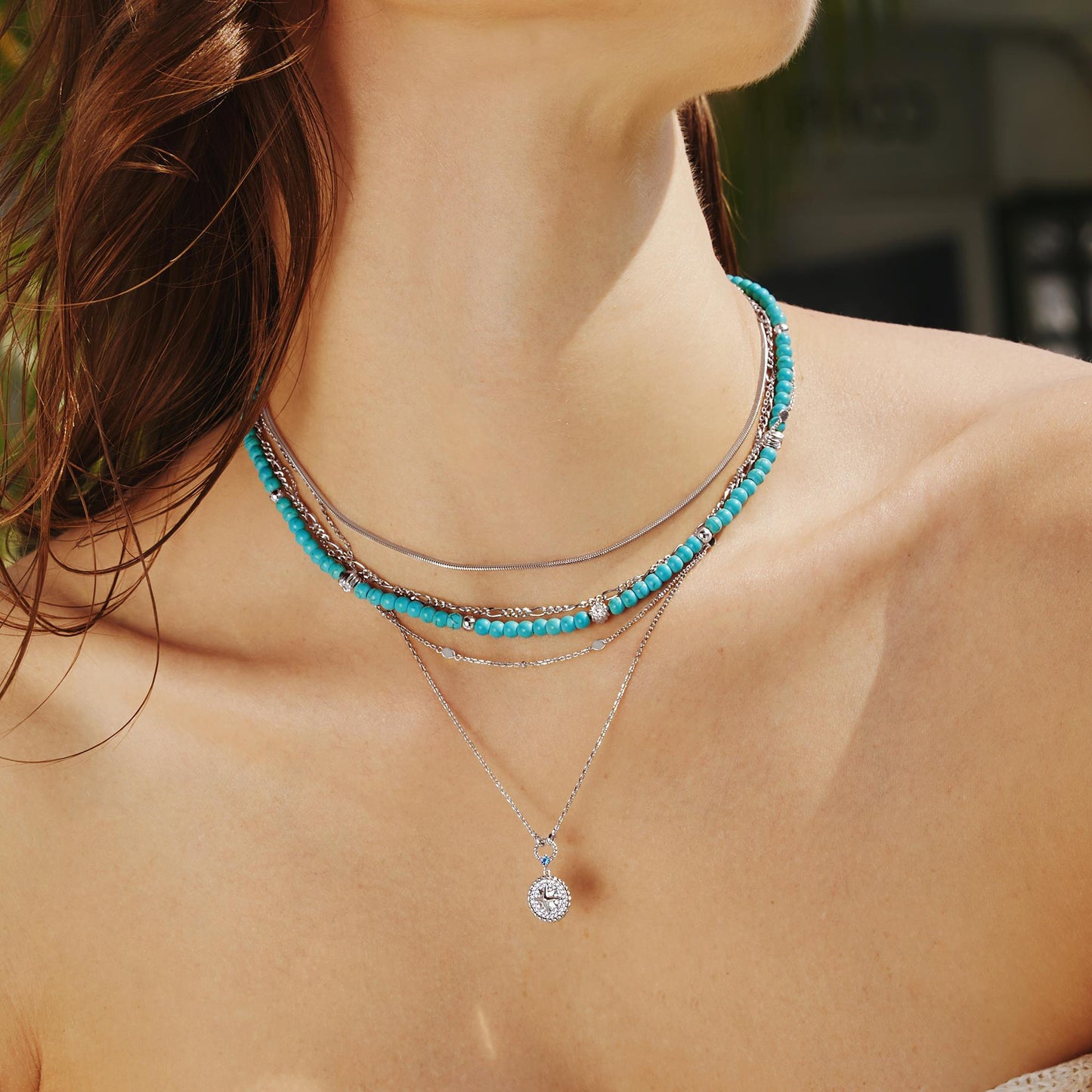 ANIA HAIE Halschmuck WLN063-01H Silber