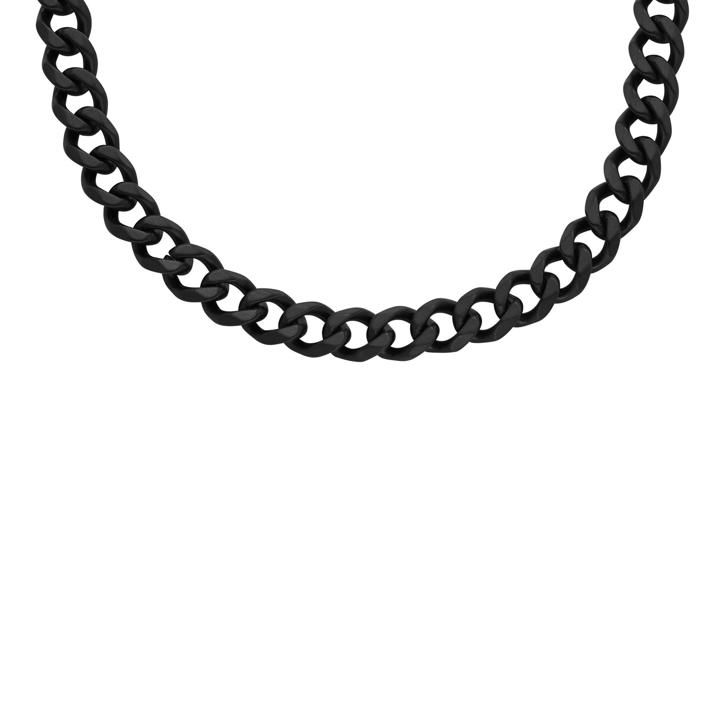 Fossil Herrenkette JF04601040 Edelstahl geschwärzt
