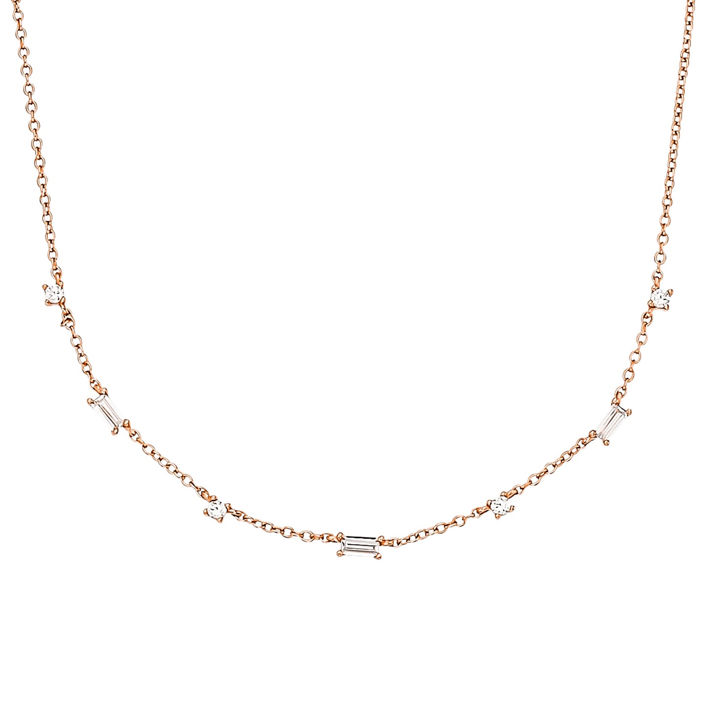 S.Oliver Halsschmuck 2034269 Silber rosevergoldet