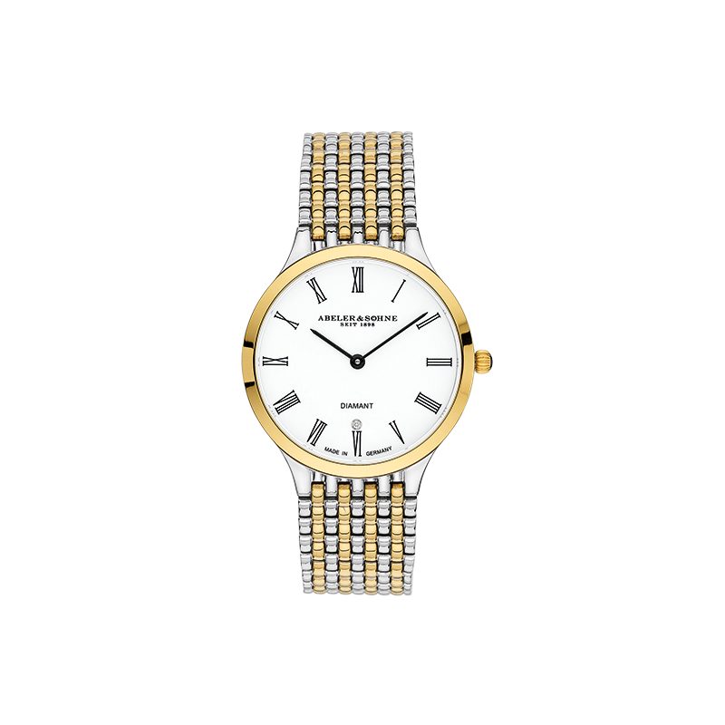 Abeler & Söhne Damenarmbanduhr AS3248 Edelstahl