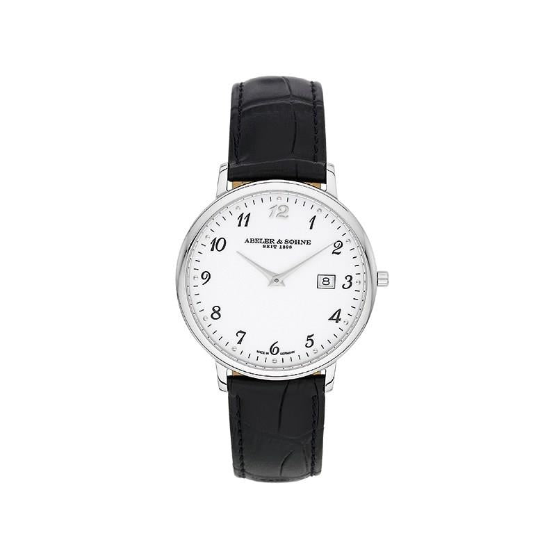 Abeler & Söhne Herrenarmbanduhr AS1311 Lederband