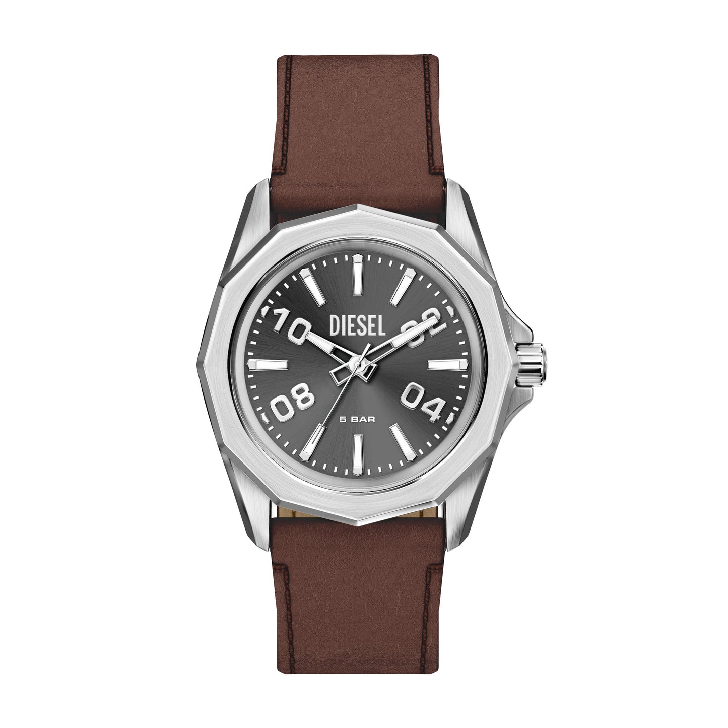 Diesel Armbanduhr DZ2240 Edelstahl Leder