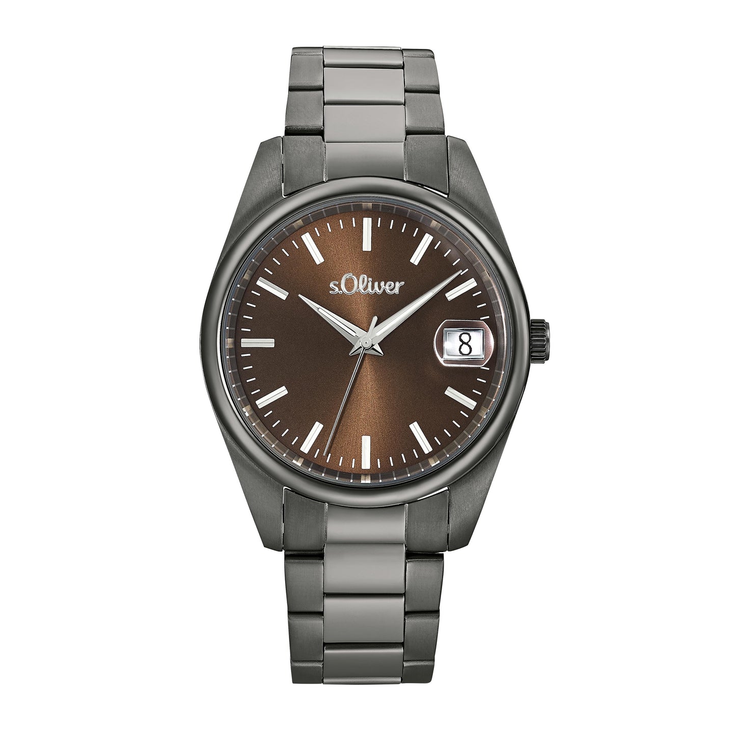 s.Oliver Damenarmbanduhr 2033529 Edelstahl