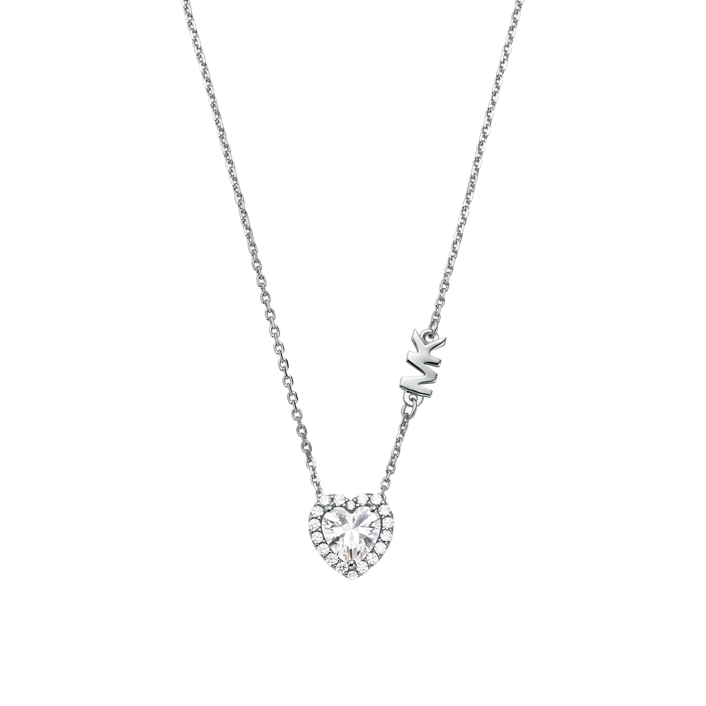 RHODIUM CLEAR CZ SILVER