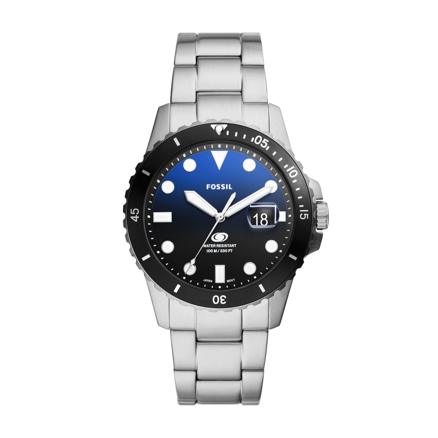 Herrenarmbanduhr Fossil FS6038 Edelstahl