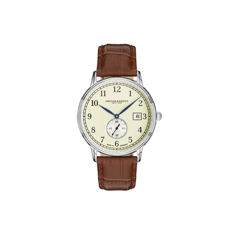 Abeler & Söhne Herrenarmbanduhr AS2639 Lederband