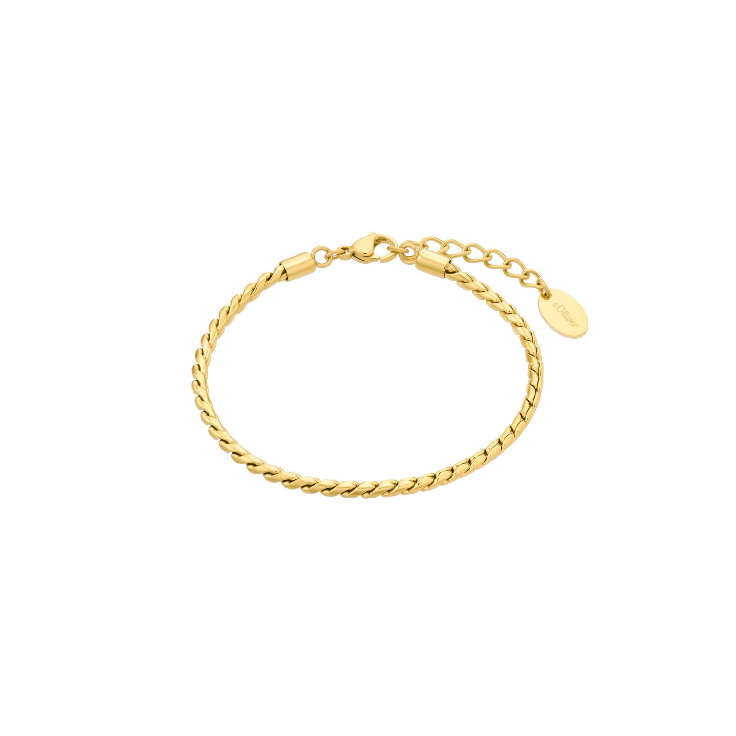 s.Oliver Damenarmband 2035763 Edelstahl vergoldet