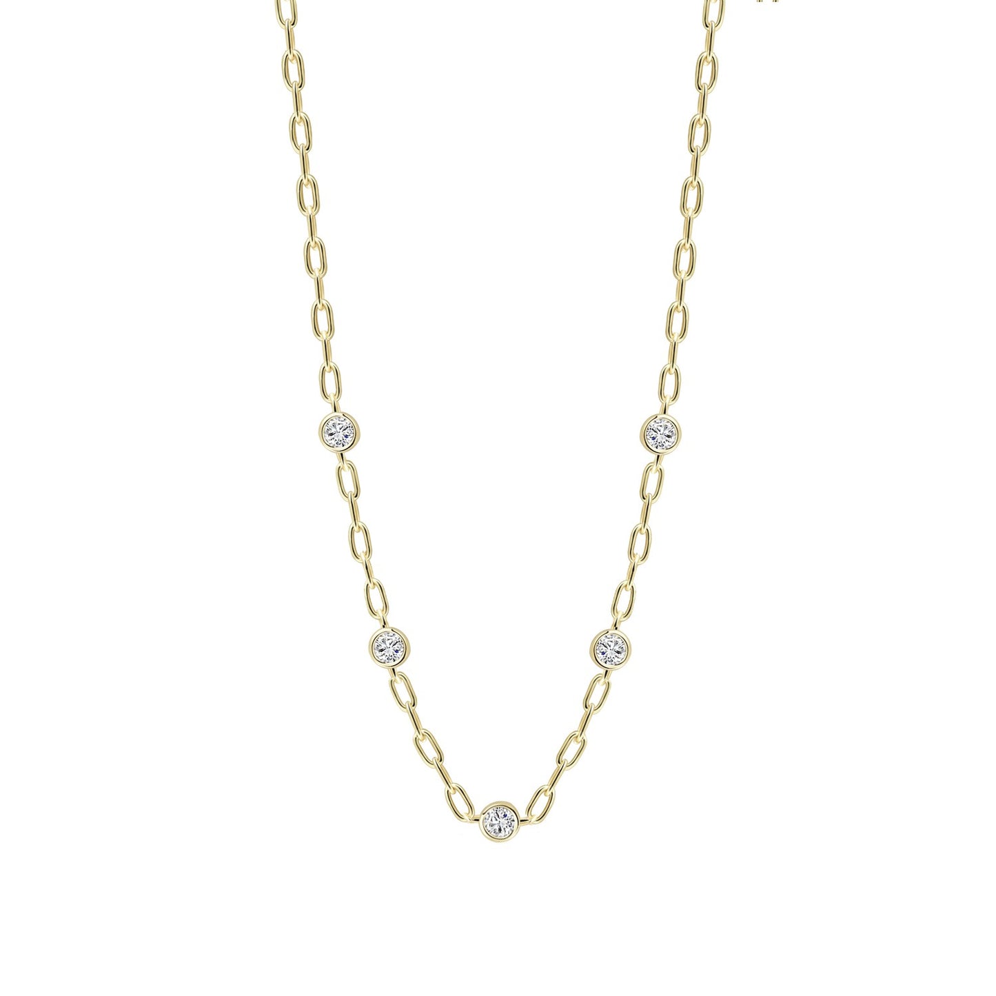 Xenox Halsschmuck XS91891G Silber verg.