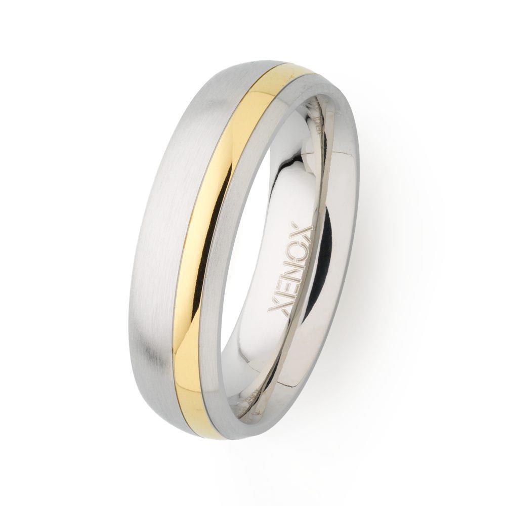 Xenox Ring X1682/66 Edelstahl