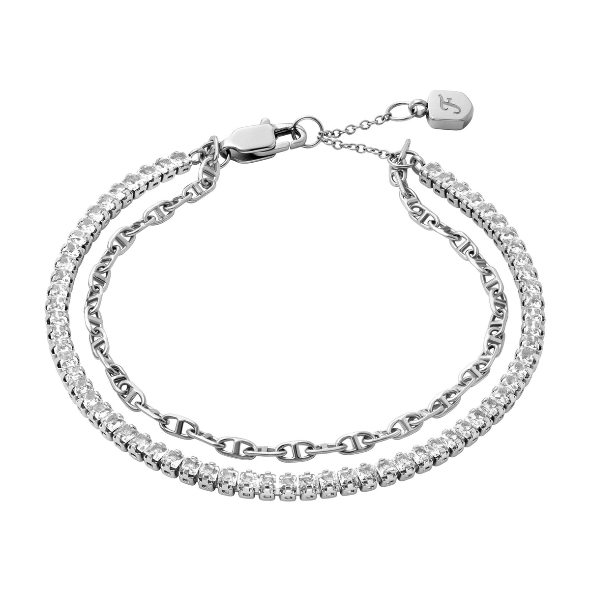 Fossil Damenarmband JA7273040 Edelstahl