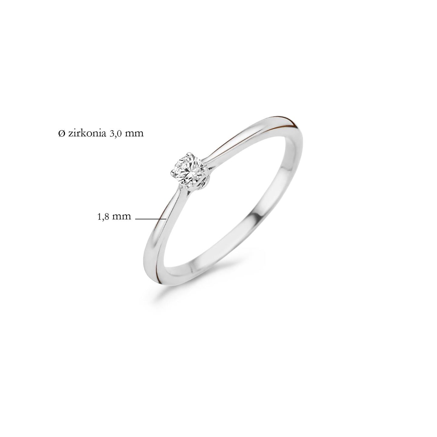 Blush Ring 1186WZI/54 585 Gold