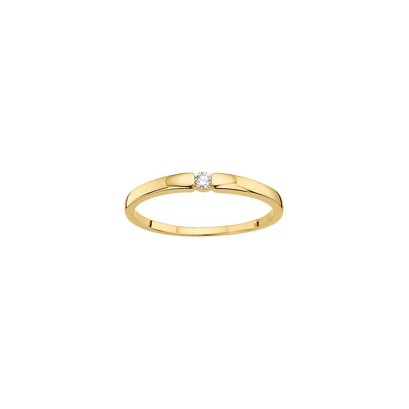 CEM Damenring Einsteiner BCRI6400 585 Gold
