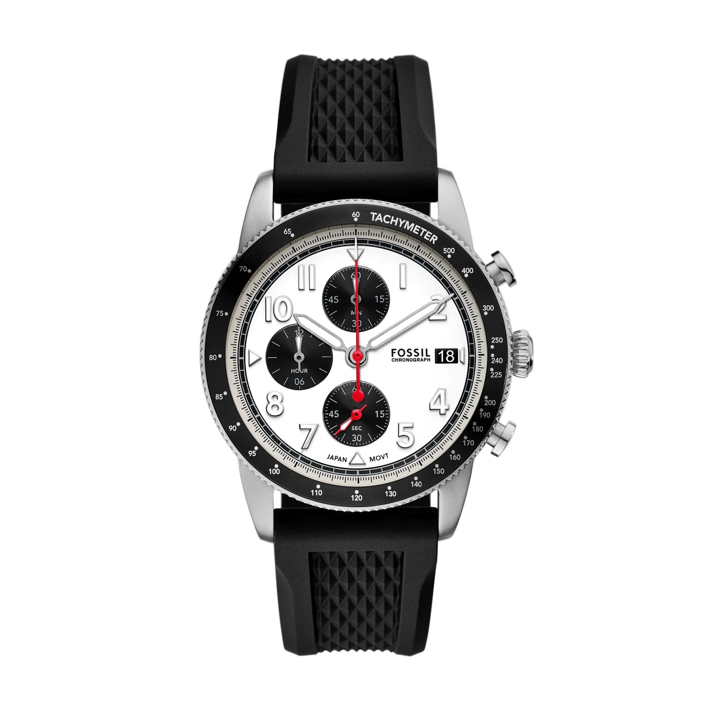 Fossil Herrenarmbanduhr FS6087 Edelstahl