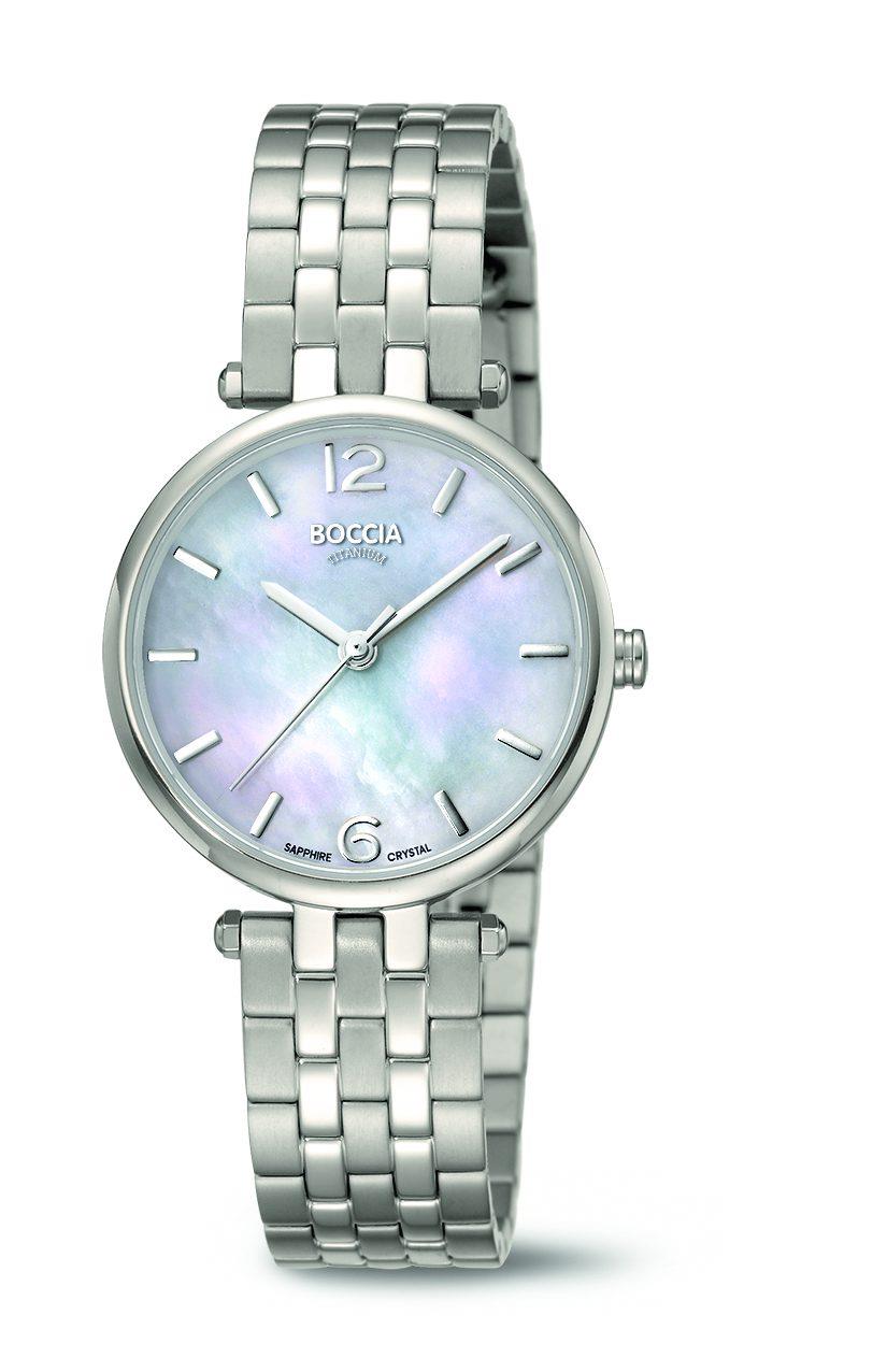 Boccia Herrenarmbanduhr 3339-01 Edelstahl