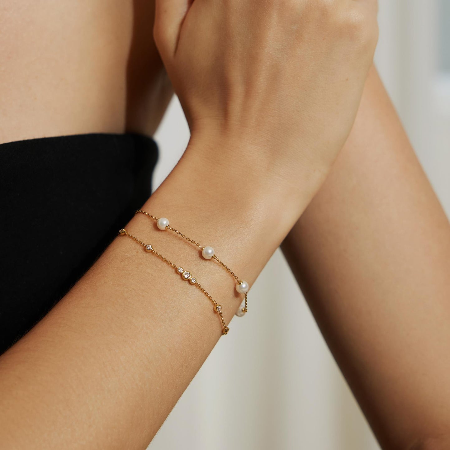 ANIA HAIE Armschmuck WLB065-01G Silber vergoldet