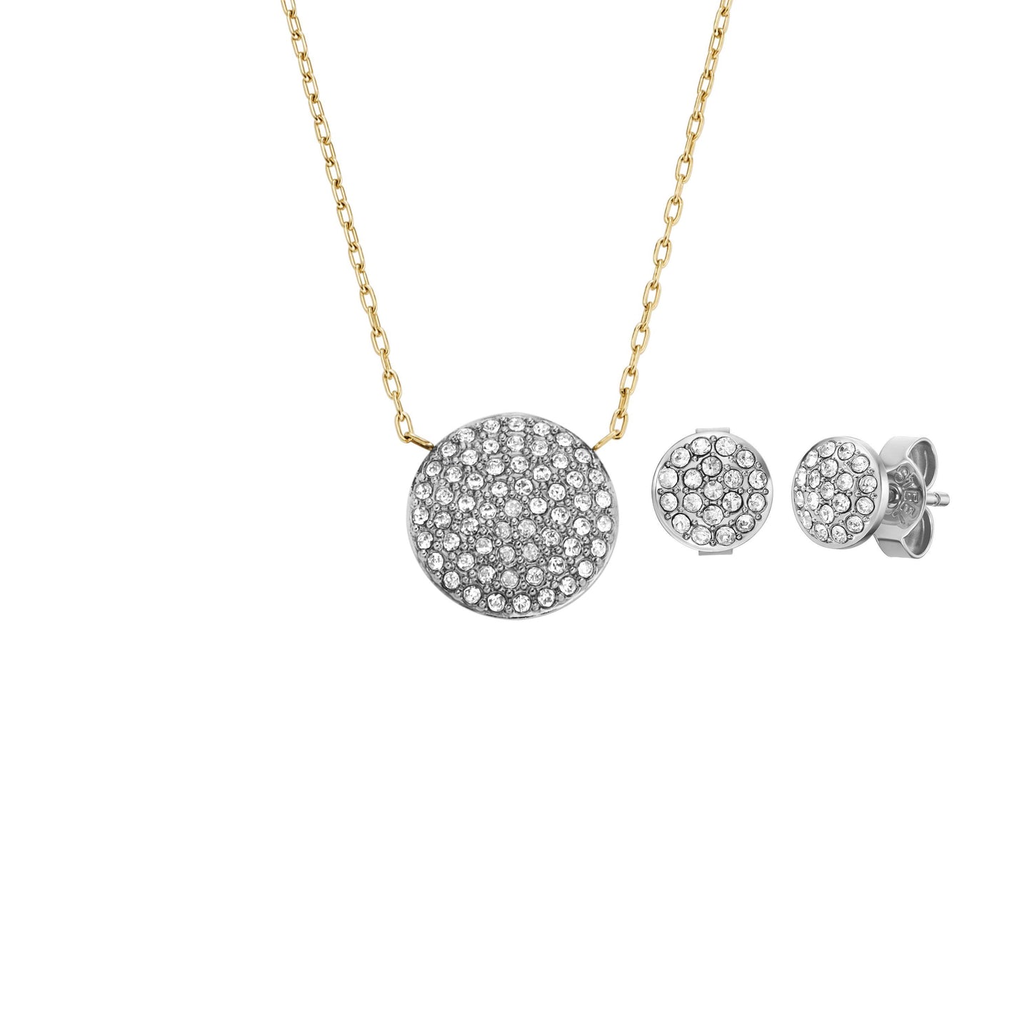 Fossil Damenkette JF04815SET Edelstahl vergoldet