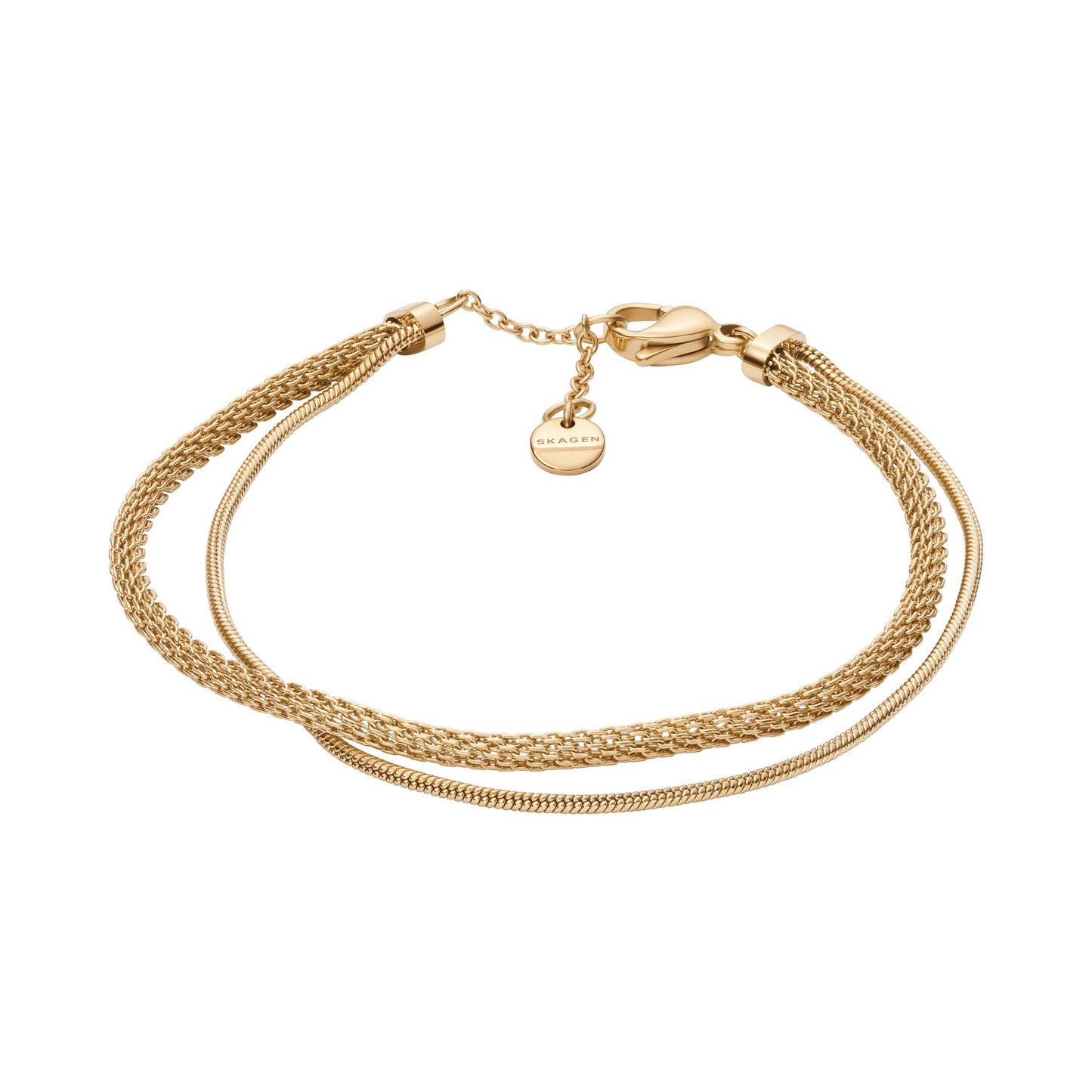 SKAGEN rmband SKJ1596710 Edelstahl vergoldet