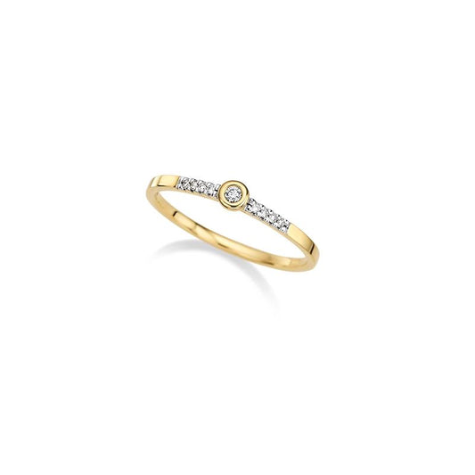 CEM Damenring Mehrsteiner G5-00564R 585 Gold