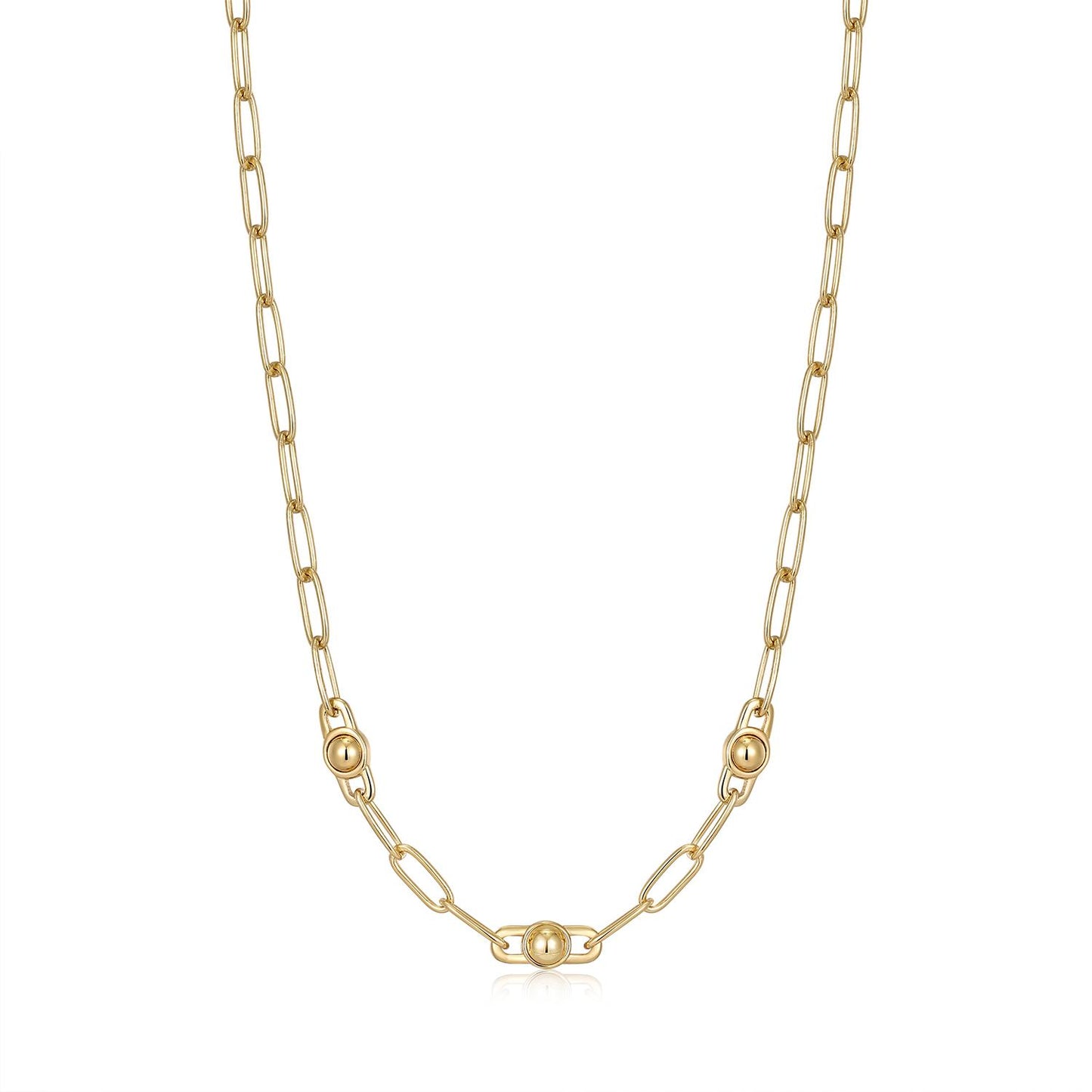 Damenkette Ania Haie WLN045-04G Silber vergoldet