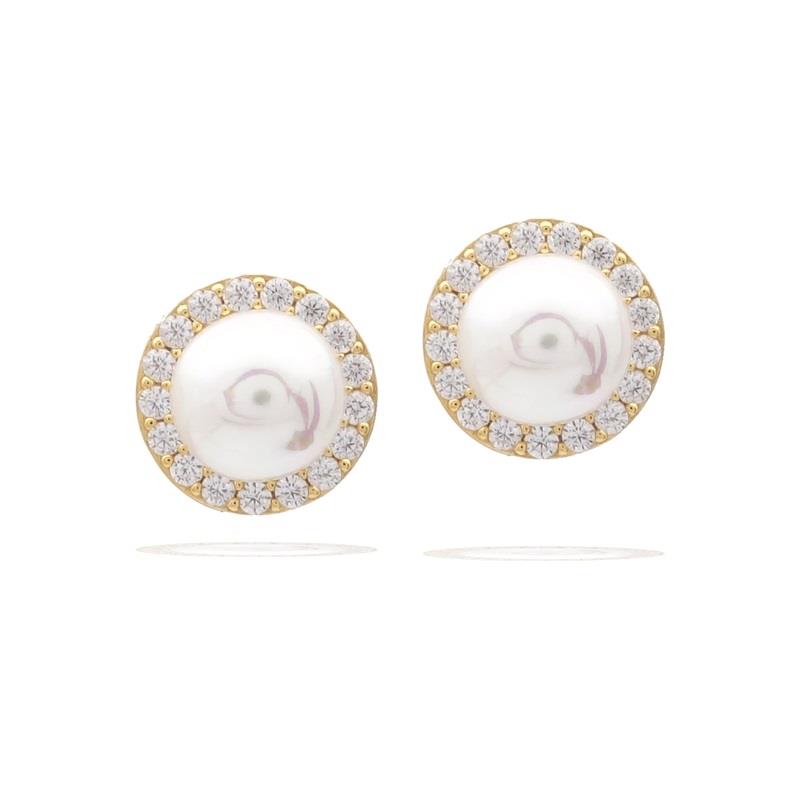 Diamonfire Ohrringe 62/1689/1/222 Silber vergoldet