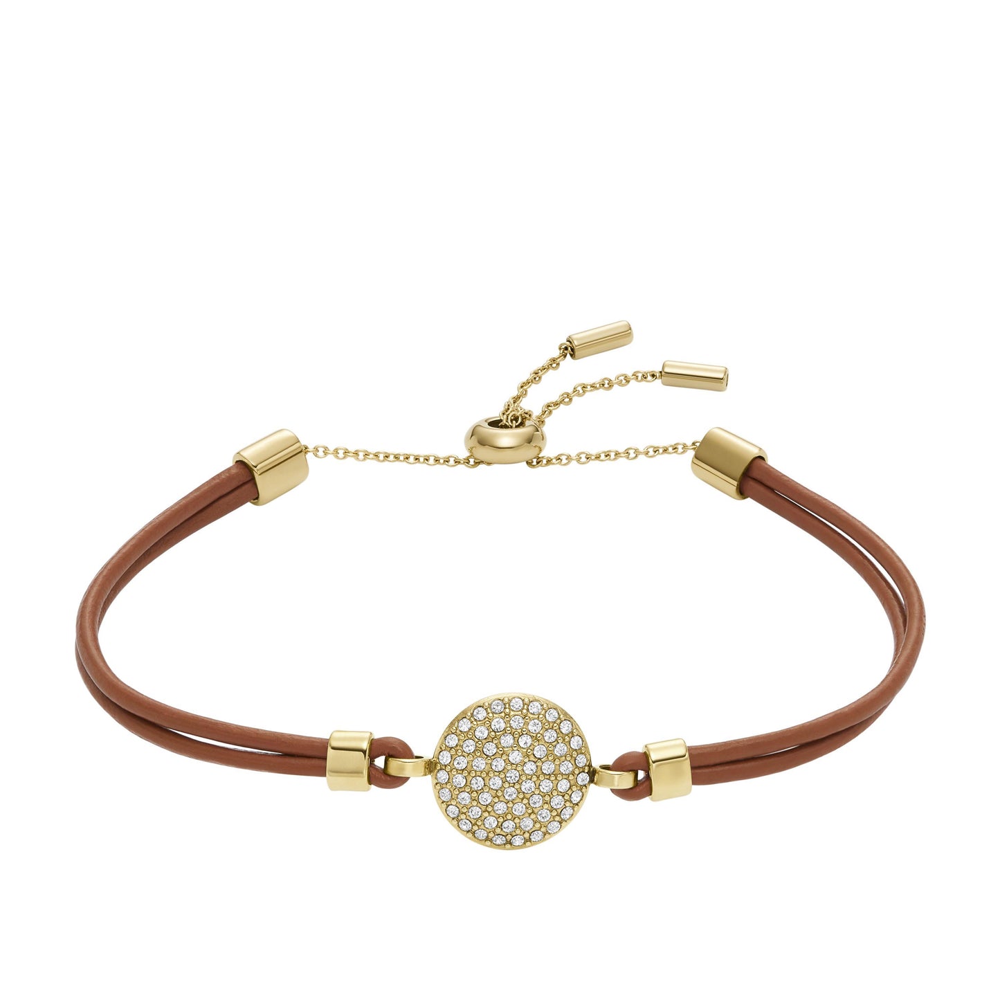 Fossil Armschmuck JF04545710 Edelstahl Leder