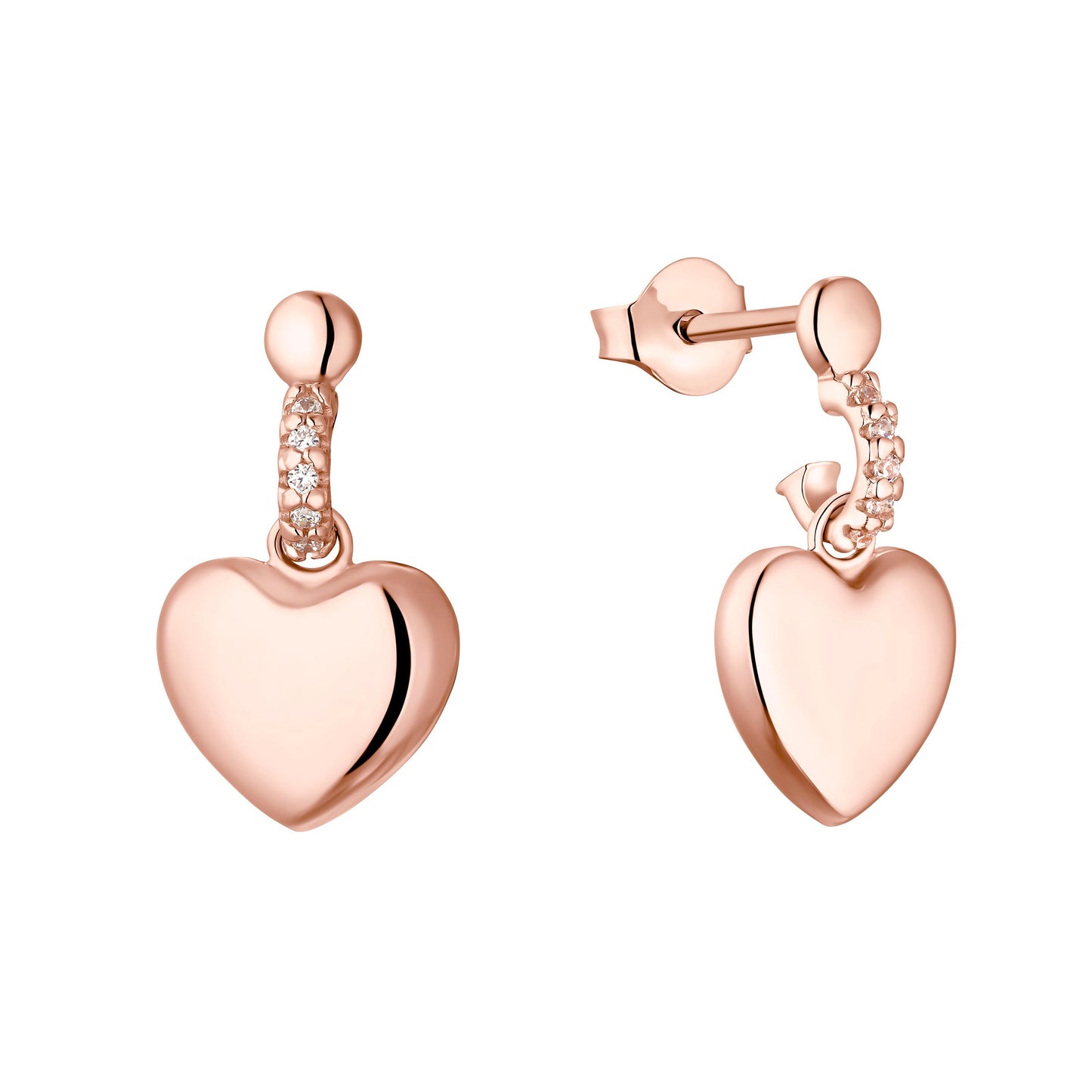 s.Oliver Ohrschmuck 2032595 Silber Rose s. Oliver