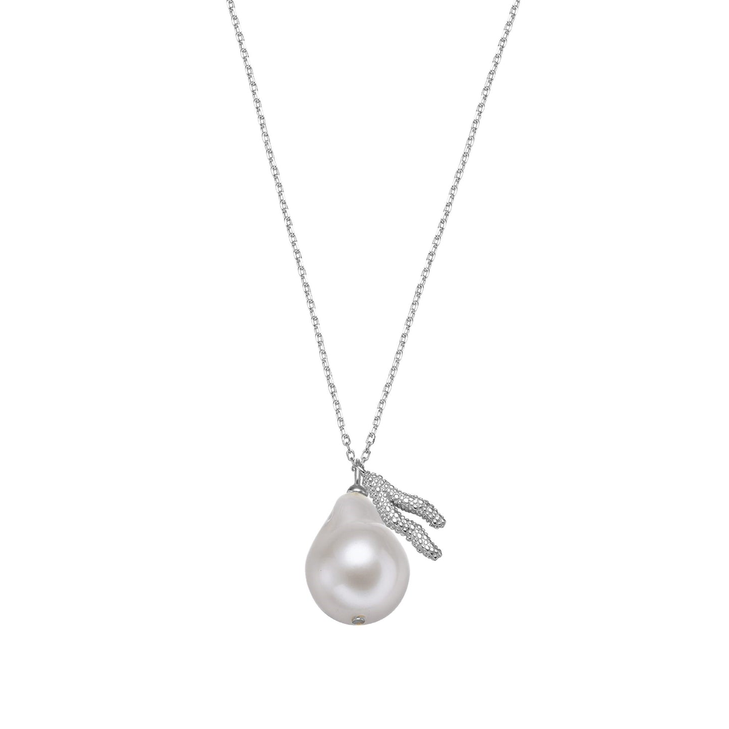 Xenox Kette Perle XS1977 Silber