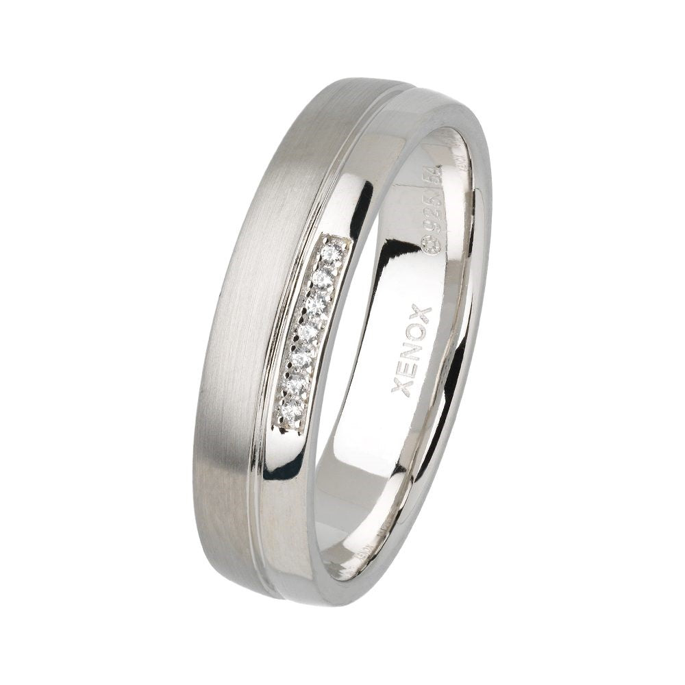 Xenox Ring XS9106\/54 Silber