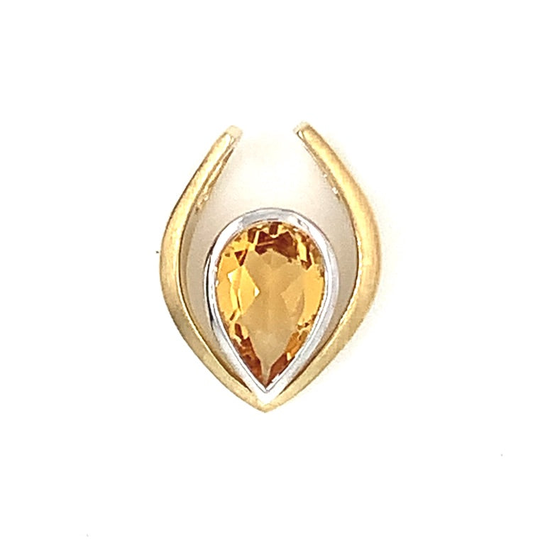 Kettenanhänger mit Citrin ENG62239861 Gold 333