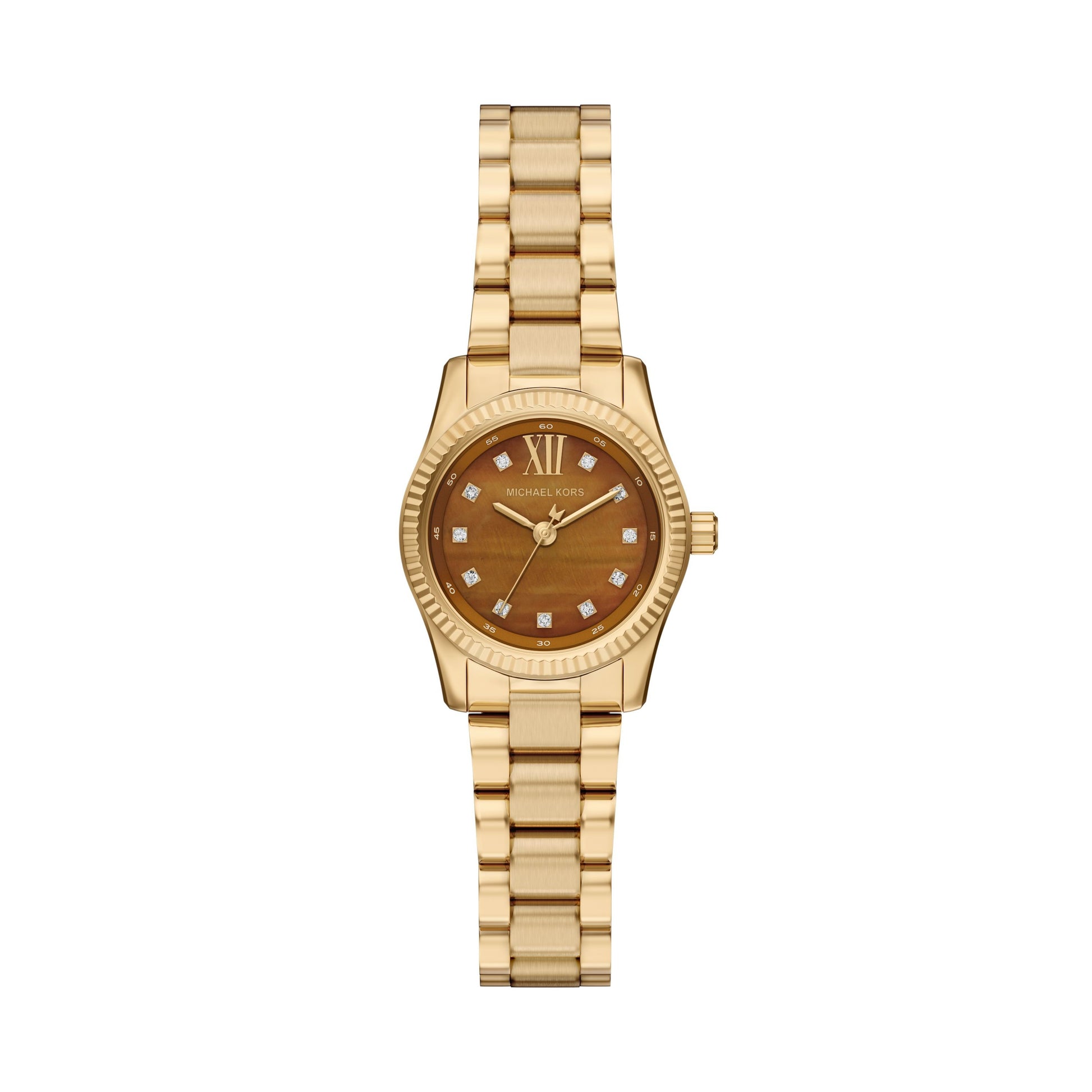 Michael Kors Armbanduhr MK7578 Edelstahl vergoldet