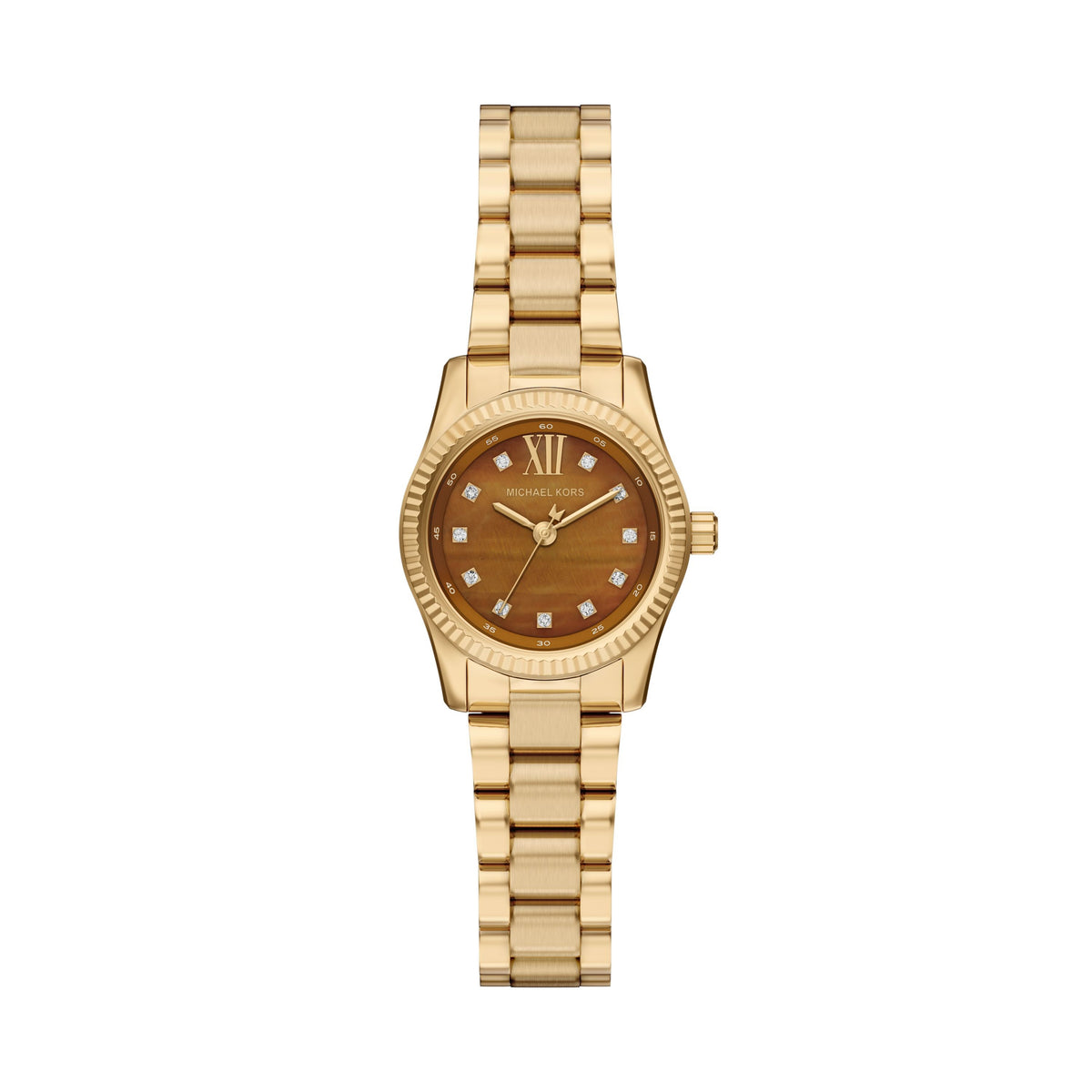 Michael Kors Armbanduhr MK7578 Edelstahl vergoldet