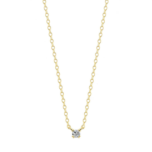 Xenox Damenkette XS10600G Silber vergoldet