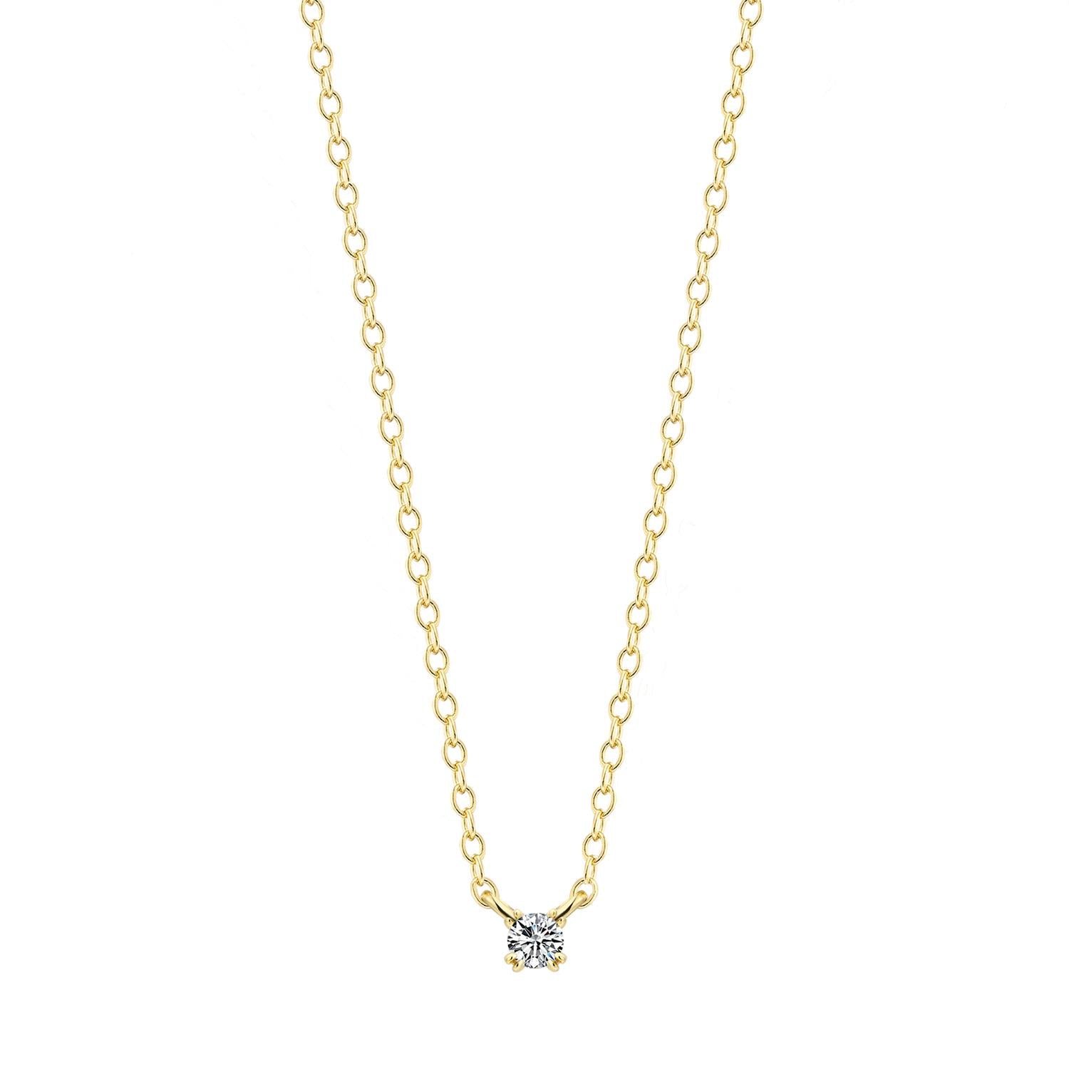 Xenox Damenkette XS10600G Silber vergoldet