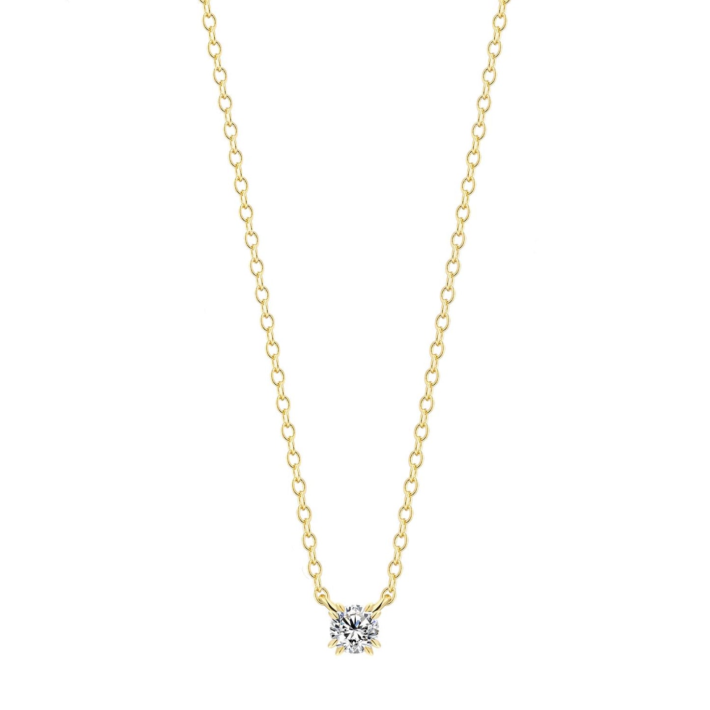 Xenox Damenkette XS10601G Silber vergoldet