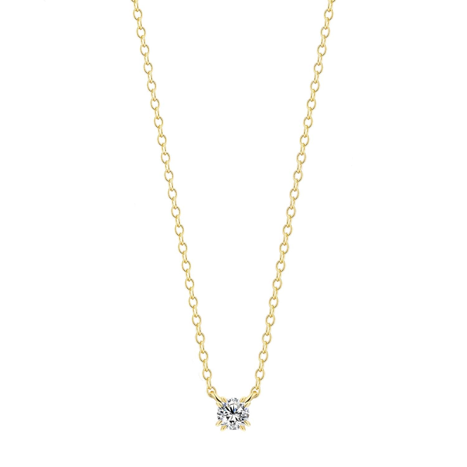 Xenox Damenkette XS10601G Silber vergoldet