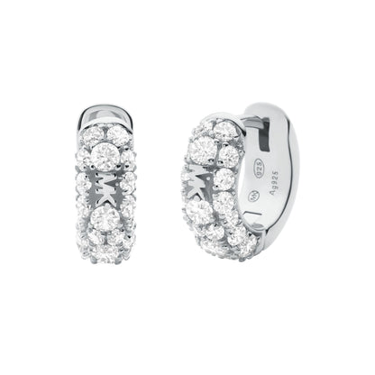 RHODIUM CLEAR CZ SILVER