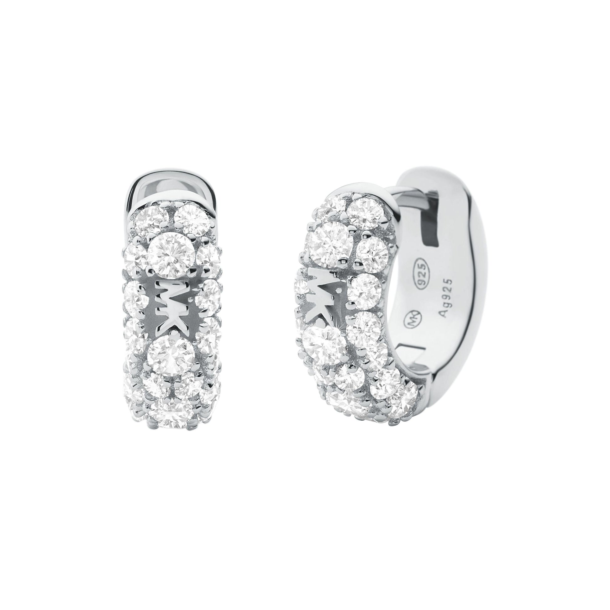 RHODIUM CLEAR CZ SILVER