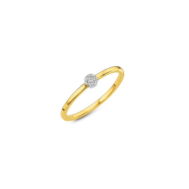 Eng Damenring Mehrsteiner 6-206940-001 333 Gold
