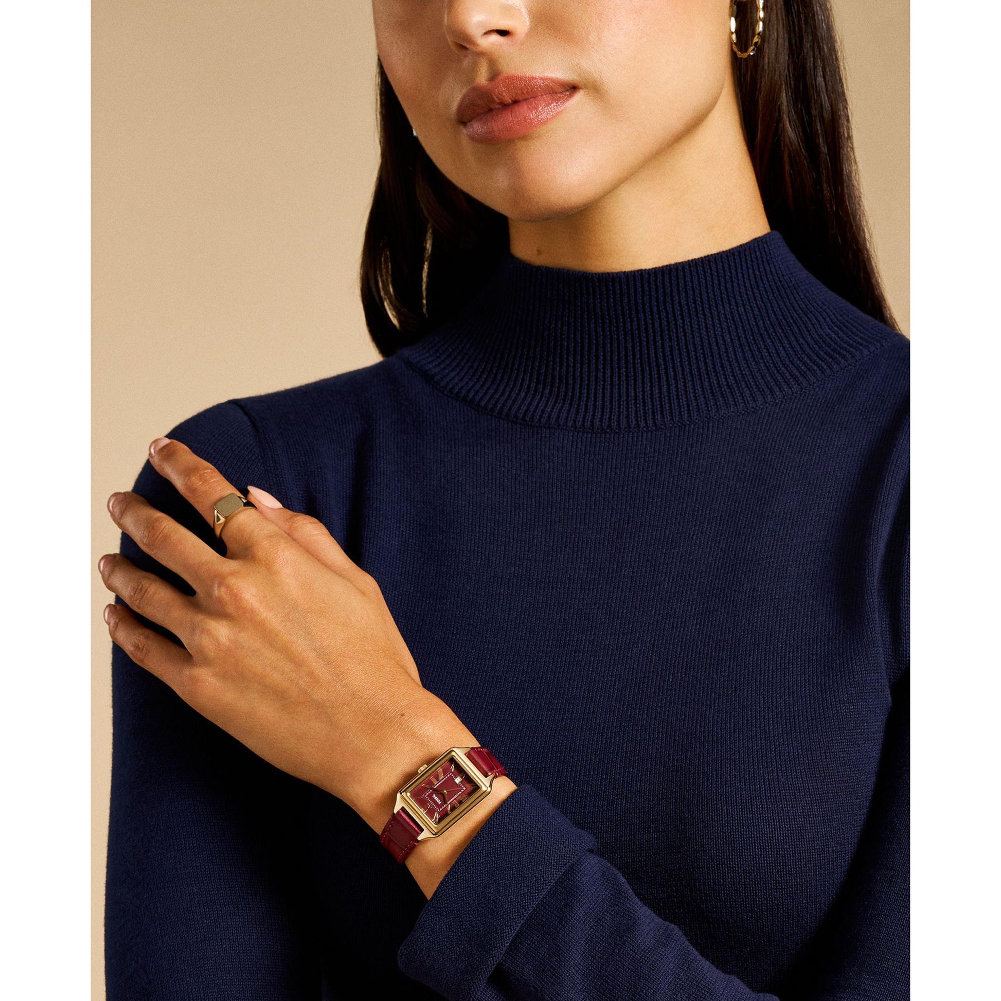 Fossil Damenarmbanduhr ES5383 Lederband