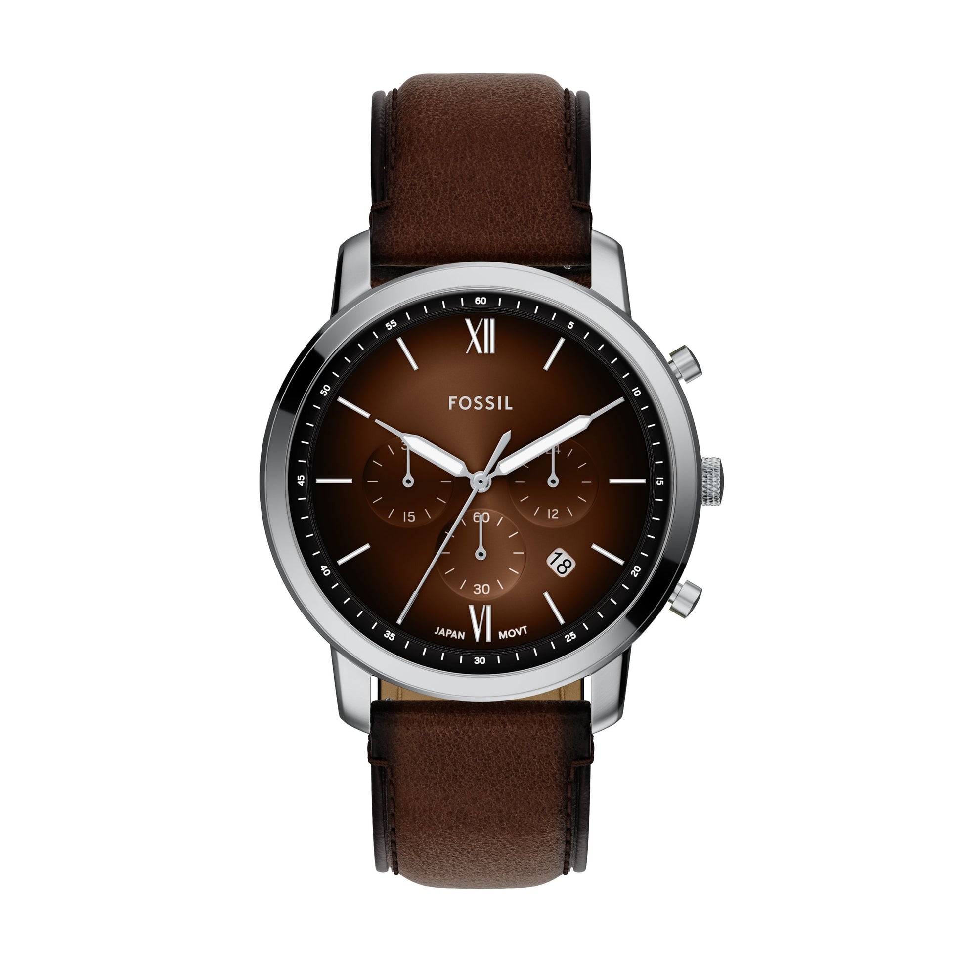 Fossil Armbanduhr FS6143 Edelstahl
