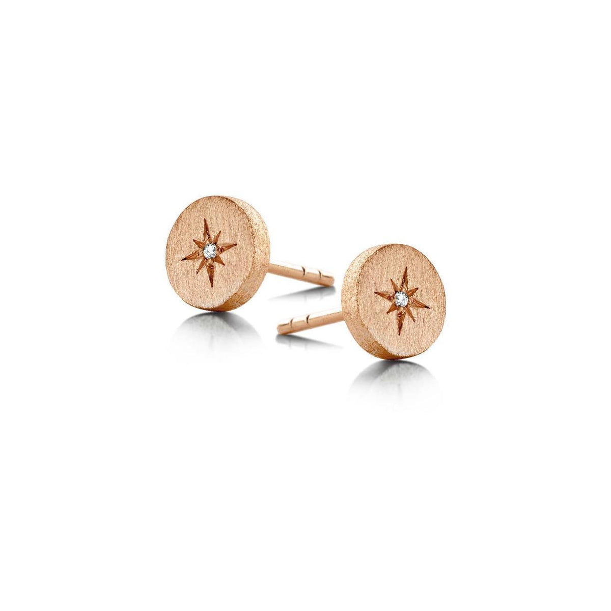 OhrsteckerNorth Star 925/. Rosé Zirkonia