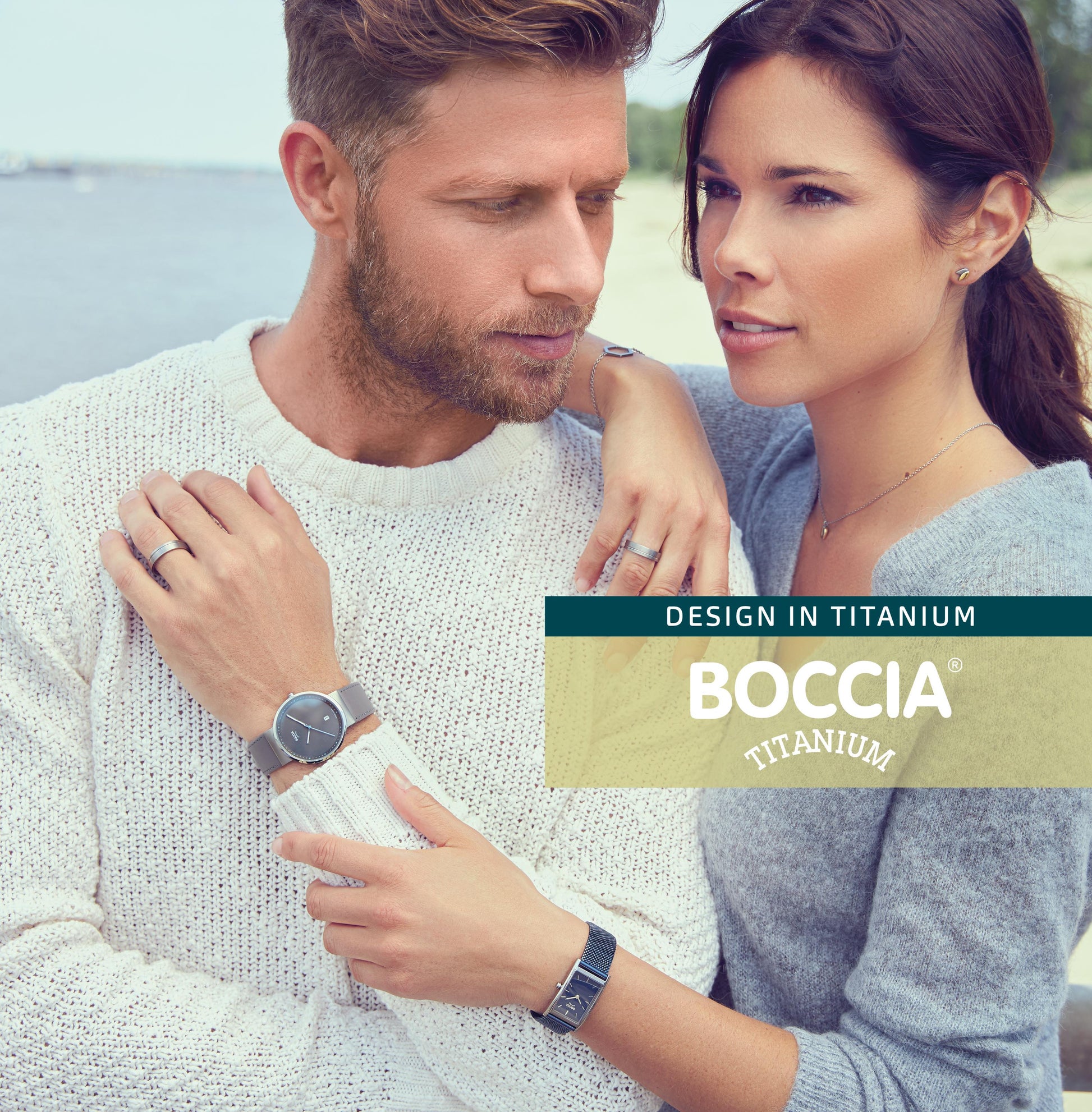 Boccia Herrenarmbanduhr 3615-03 Titan/Leder