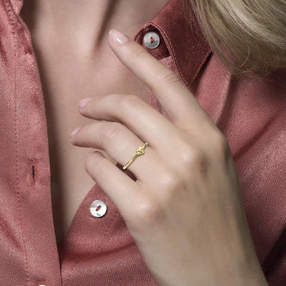 Blush Ring 1193YGO/52 585 Gold